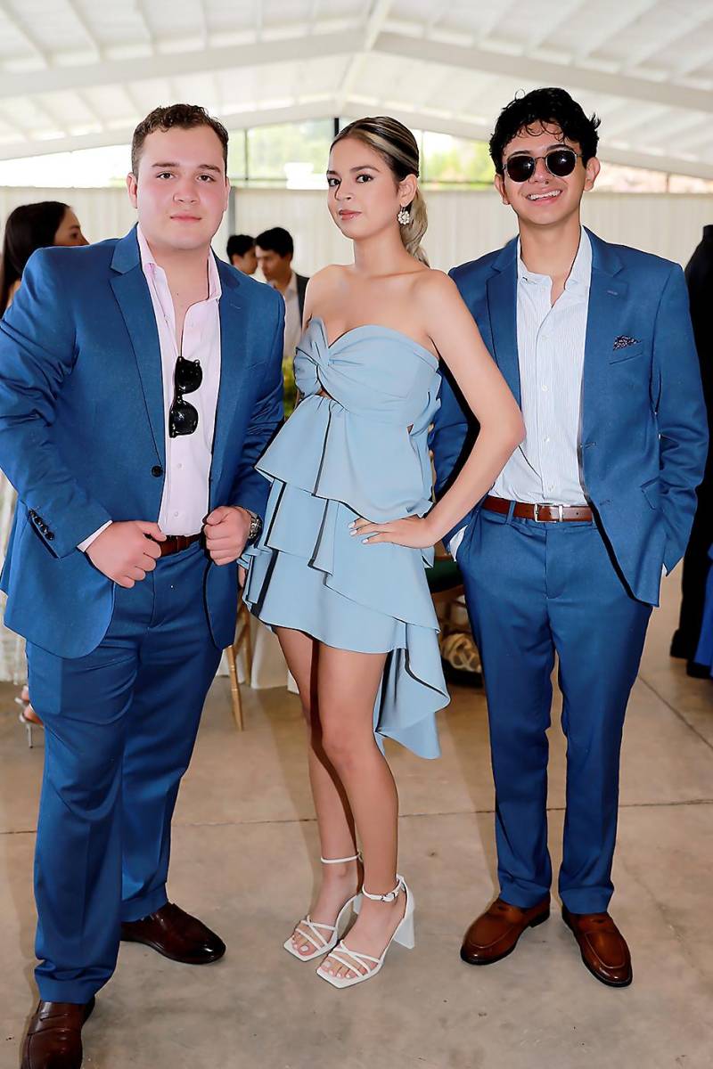 Emilio Duarte, Alessandra Lobo y Sebastián Fajardo.
