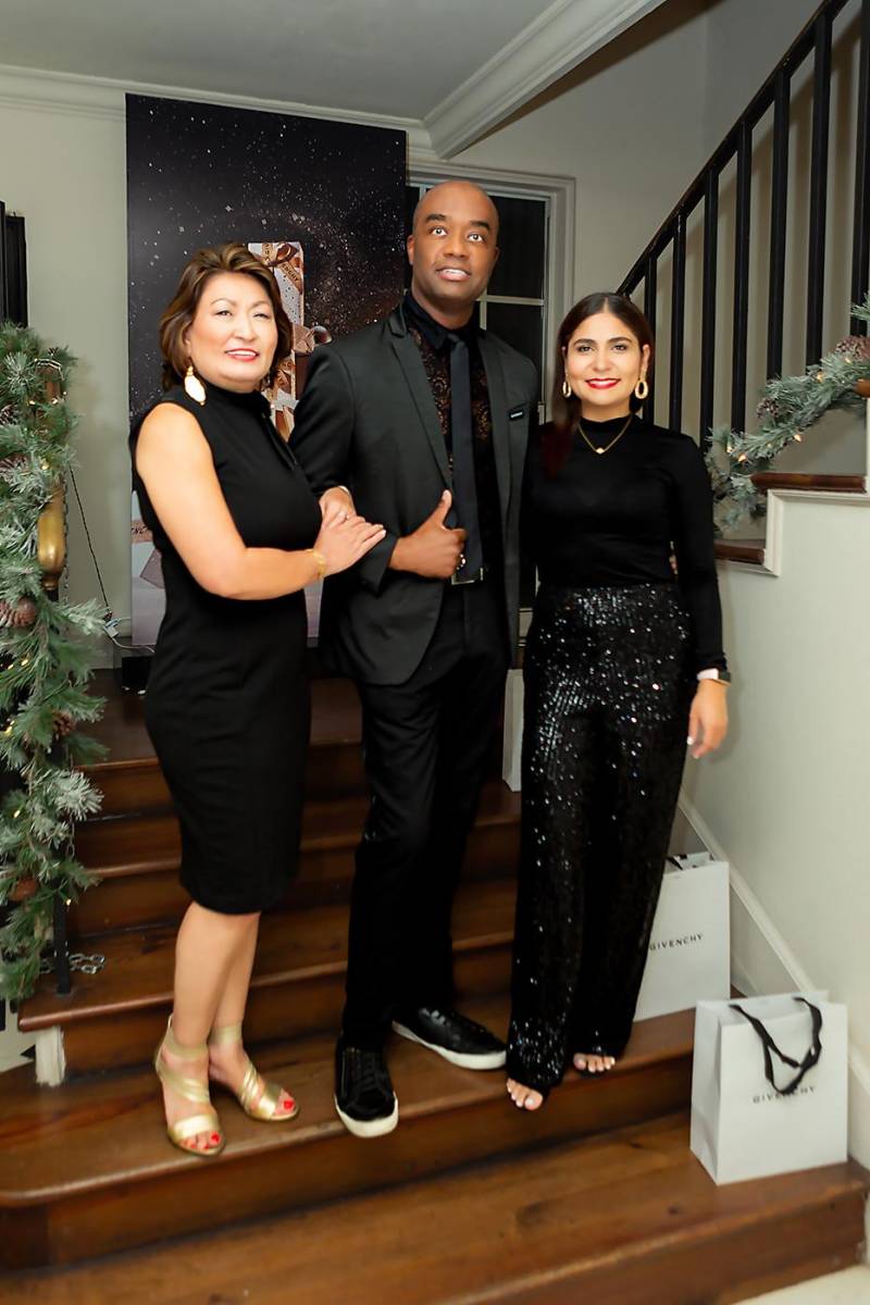 Marcia Vásquez, Aguinaldo Leandro y Yulisa Zelaya. 