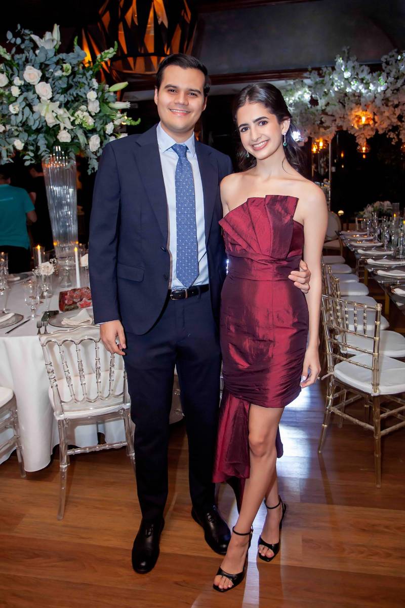 Carlos Cabrera y Sabrina Chahín.