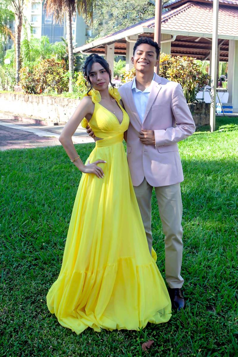 April Pavón y Selvin Contreras.
