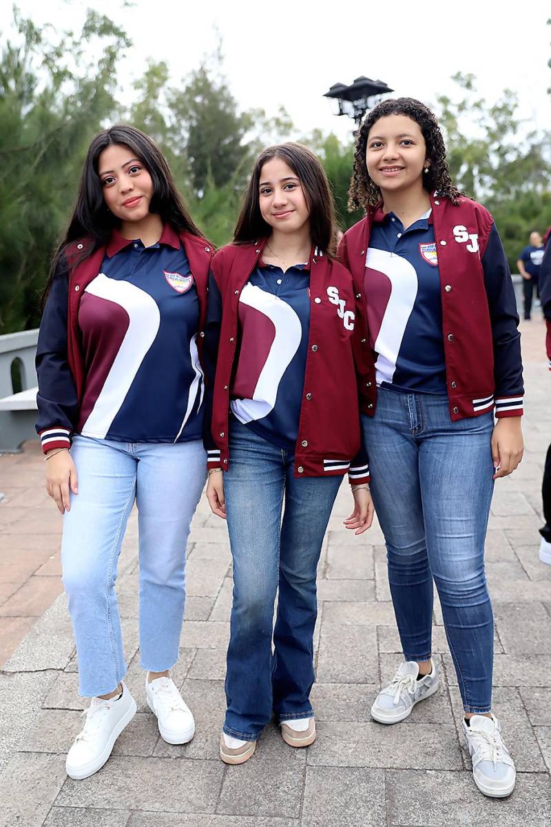 Maritza Montalvan, Hannah Montoya y Magali Umanzor