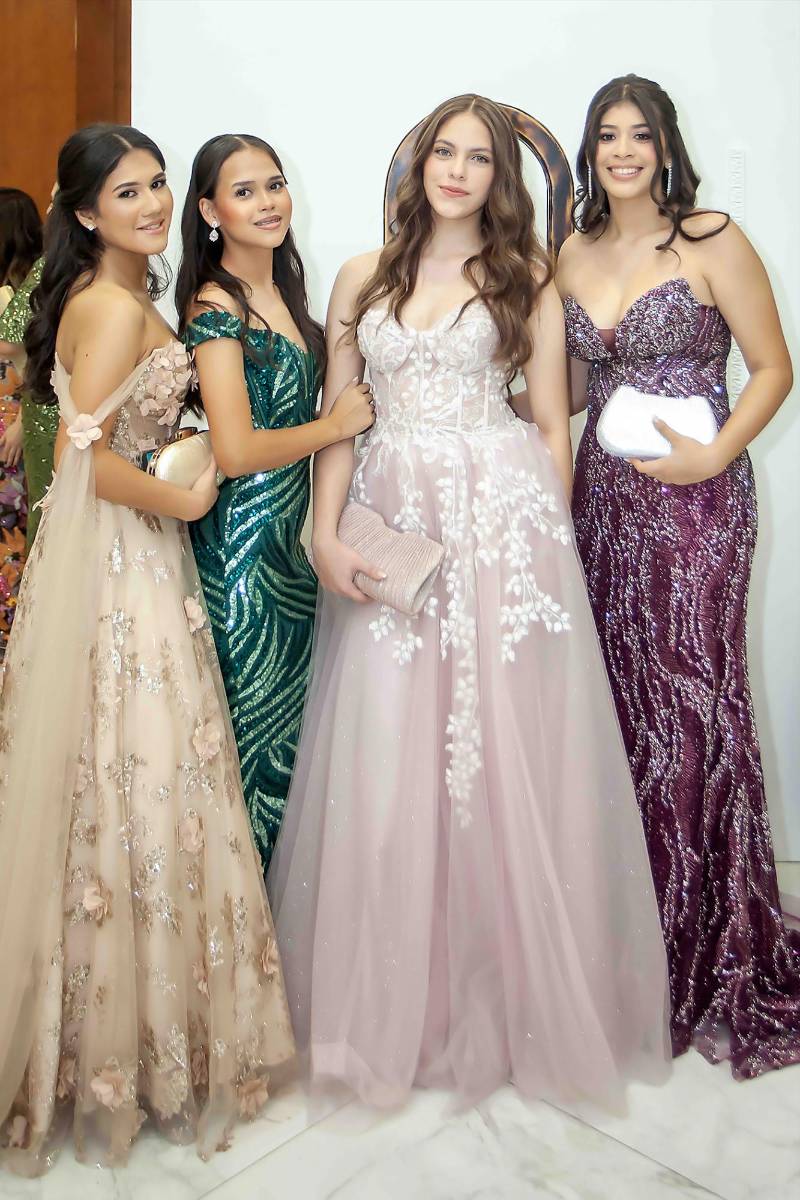Margie Barahona, Valeria Calderón, Keli Gonzáles, Giselle Soriano. 