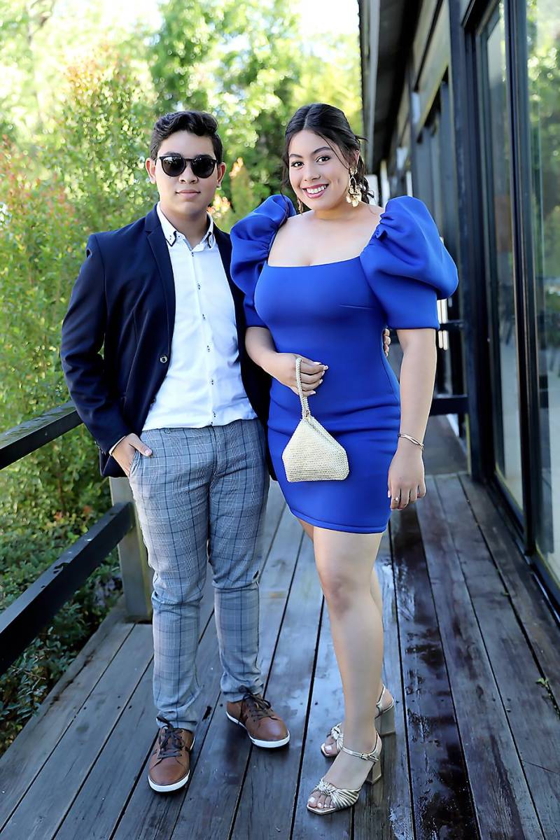 Iván Molina y Fernanda Aguilar.