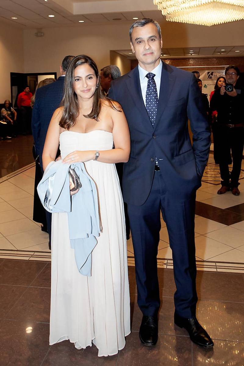 Sabrine y Carlos Moreira.