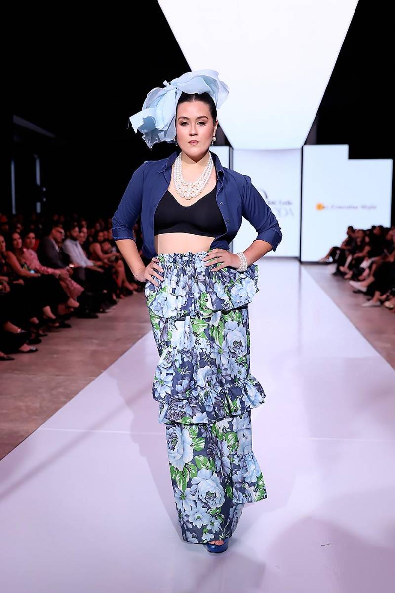 Luz Ernestina Mejía presenta Rosas Azules en la décima edición de BAC Estilo Moda