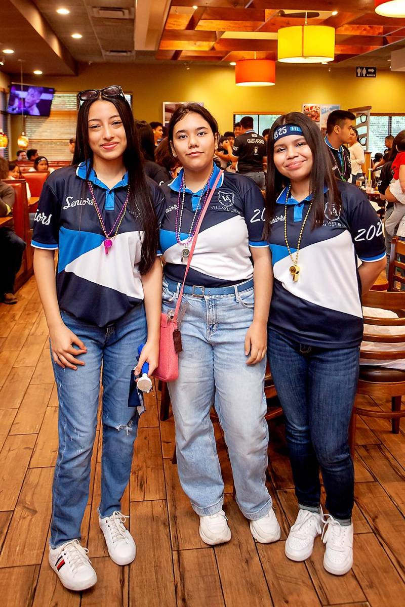 Julia Matute, Daniela Pinto y Andrea Padilla.