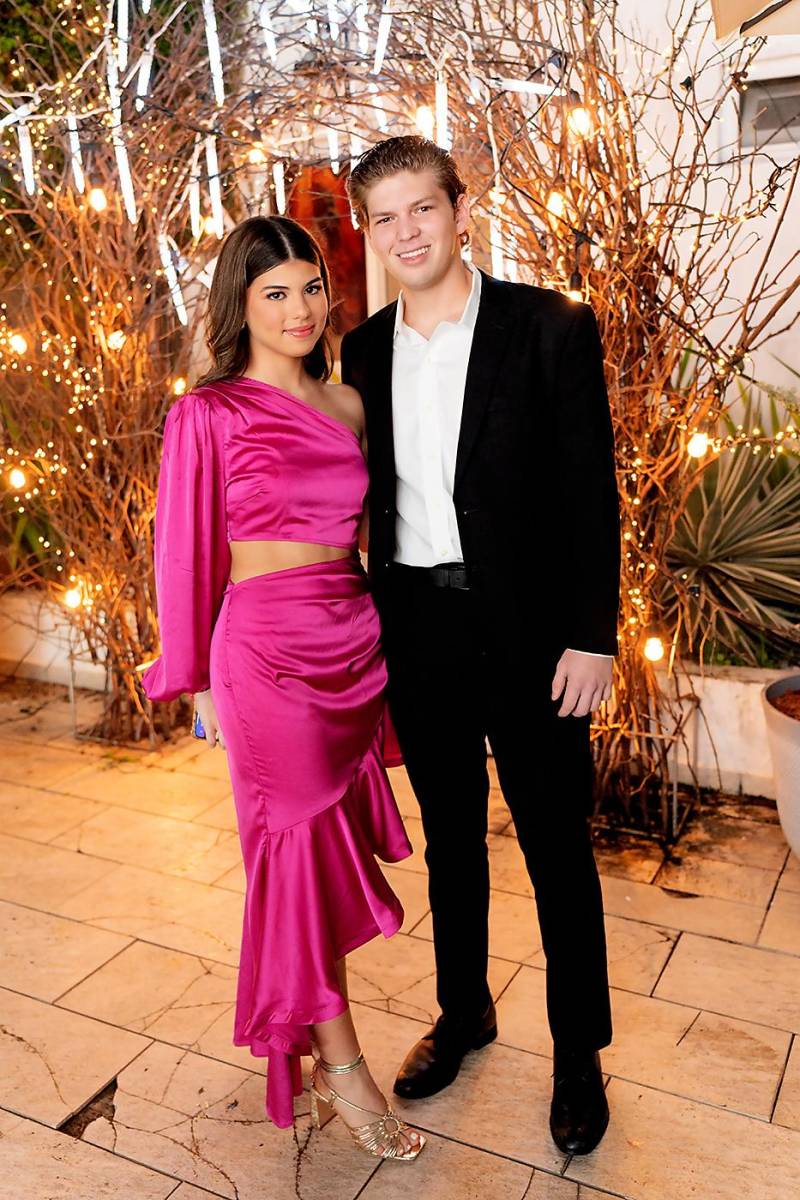 Mary Ann Dib y Carlos Miguel López.