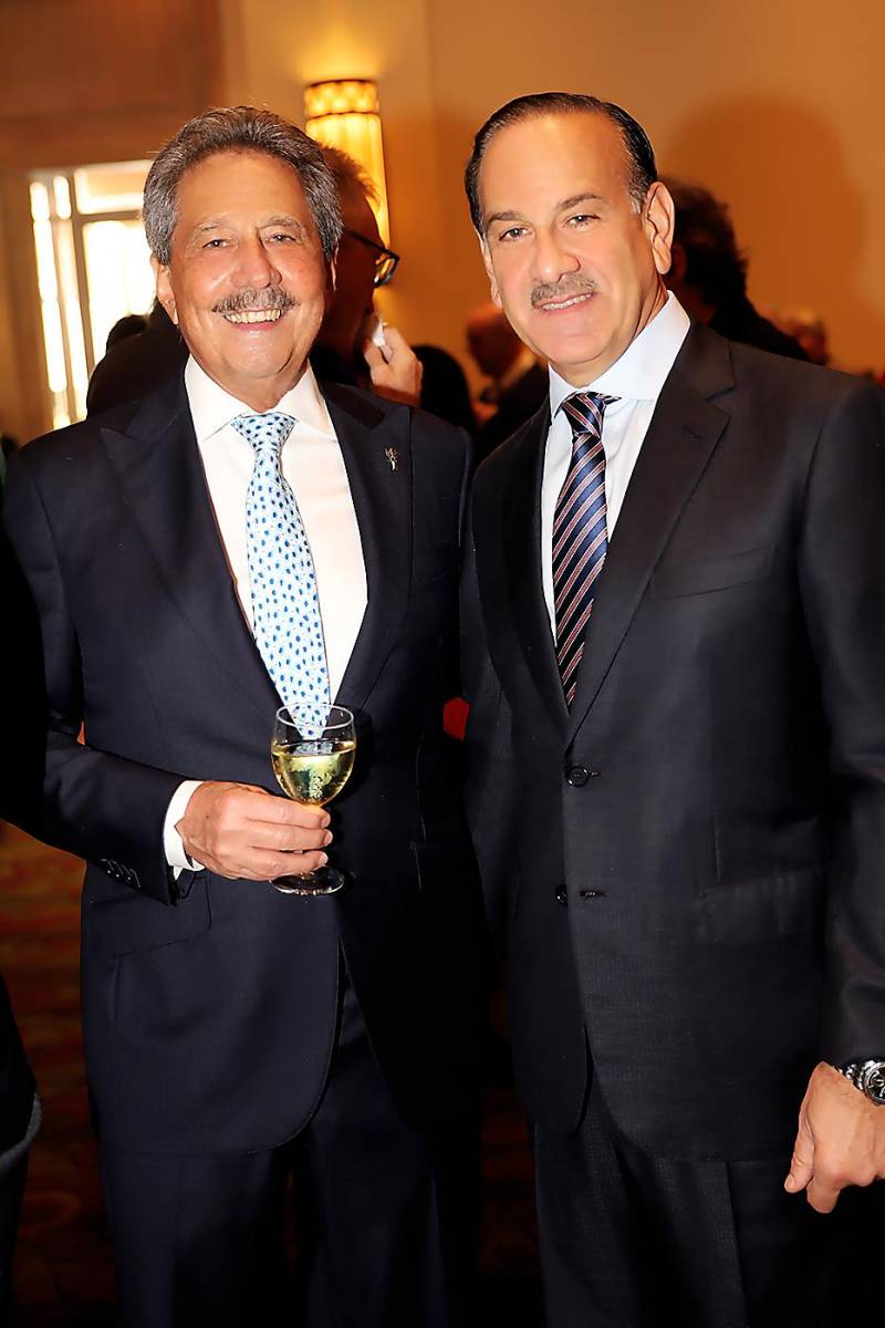 Epaminondas Marinakys y Eduardo Kafati