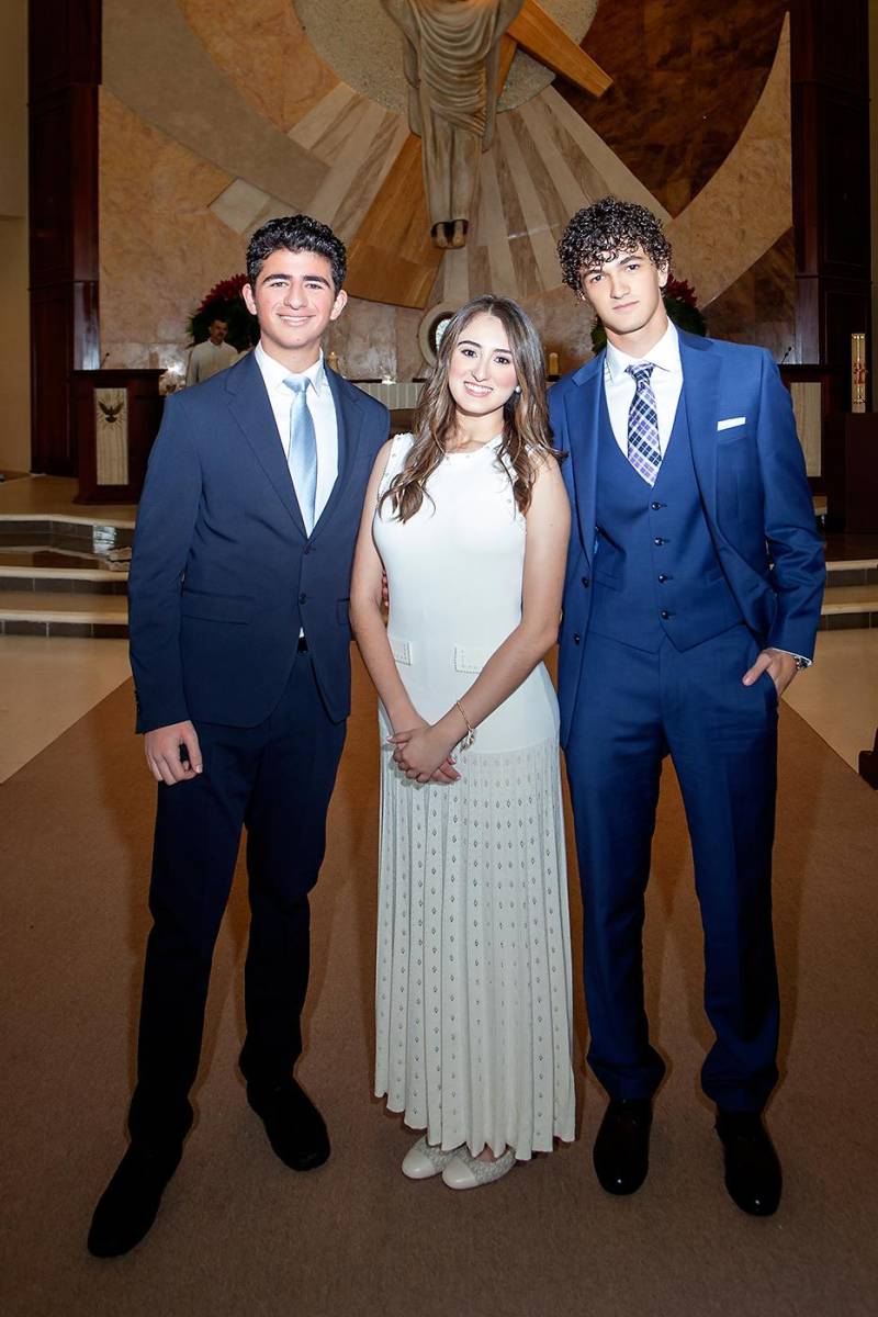 Emilio Faraj, Giulianna Osorio y Juan Aramendía.