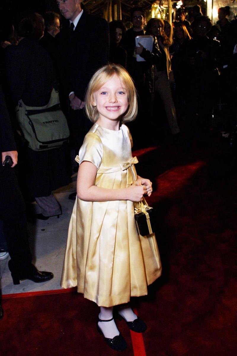 Dakota Fanning en la premiere de I Am Sam, 2001.