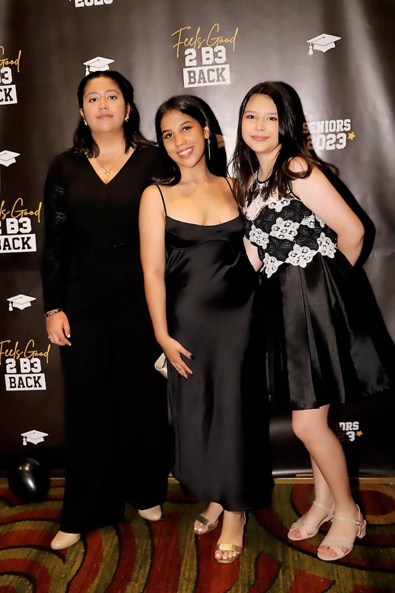 Angélica Muñoz, Andrea Velásquez y Sharon Cruz