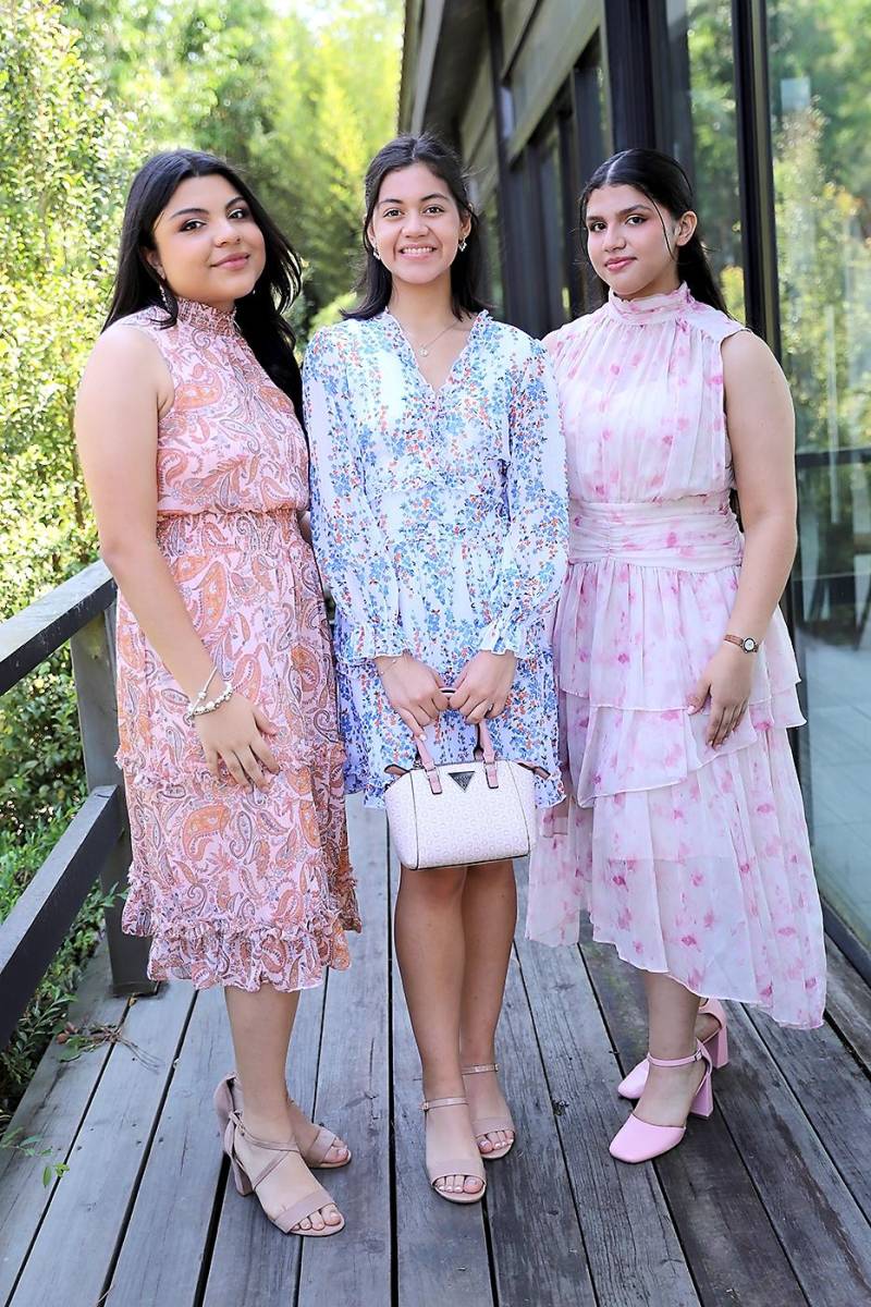 Camila Regalado, Camila López y María José Sierra