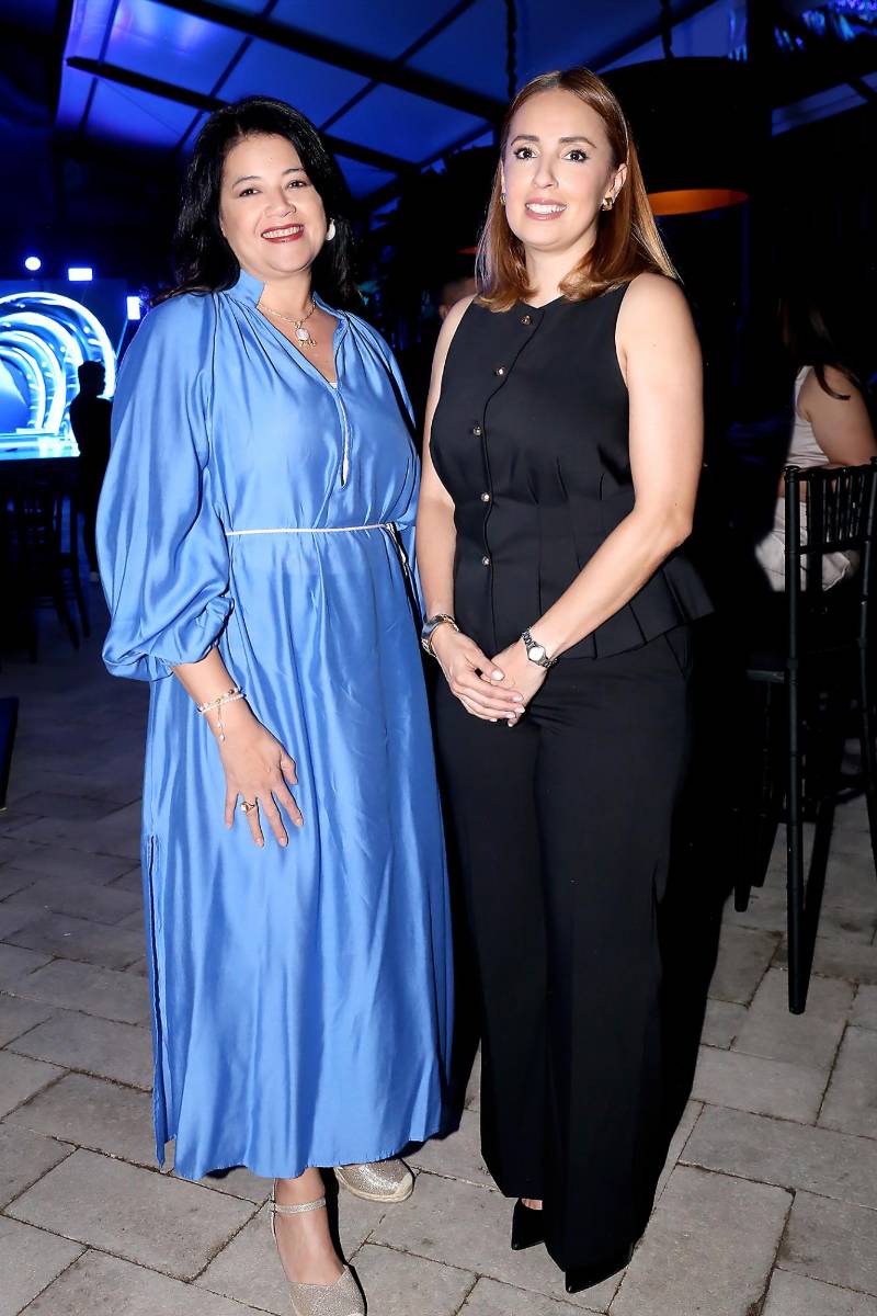 Lorena García y Sigrid Argueta. 