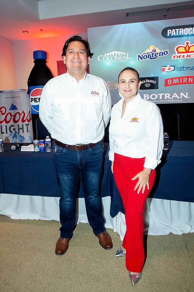 Gustavo Palacios de Coors y Melany Galeano de Cargill.