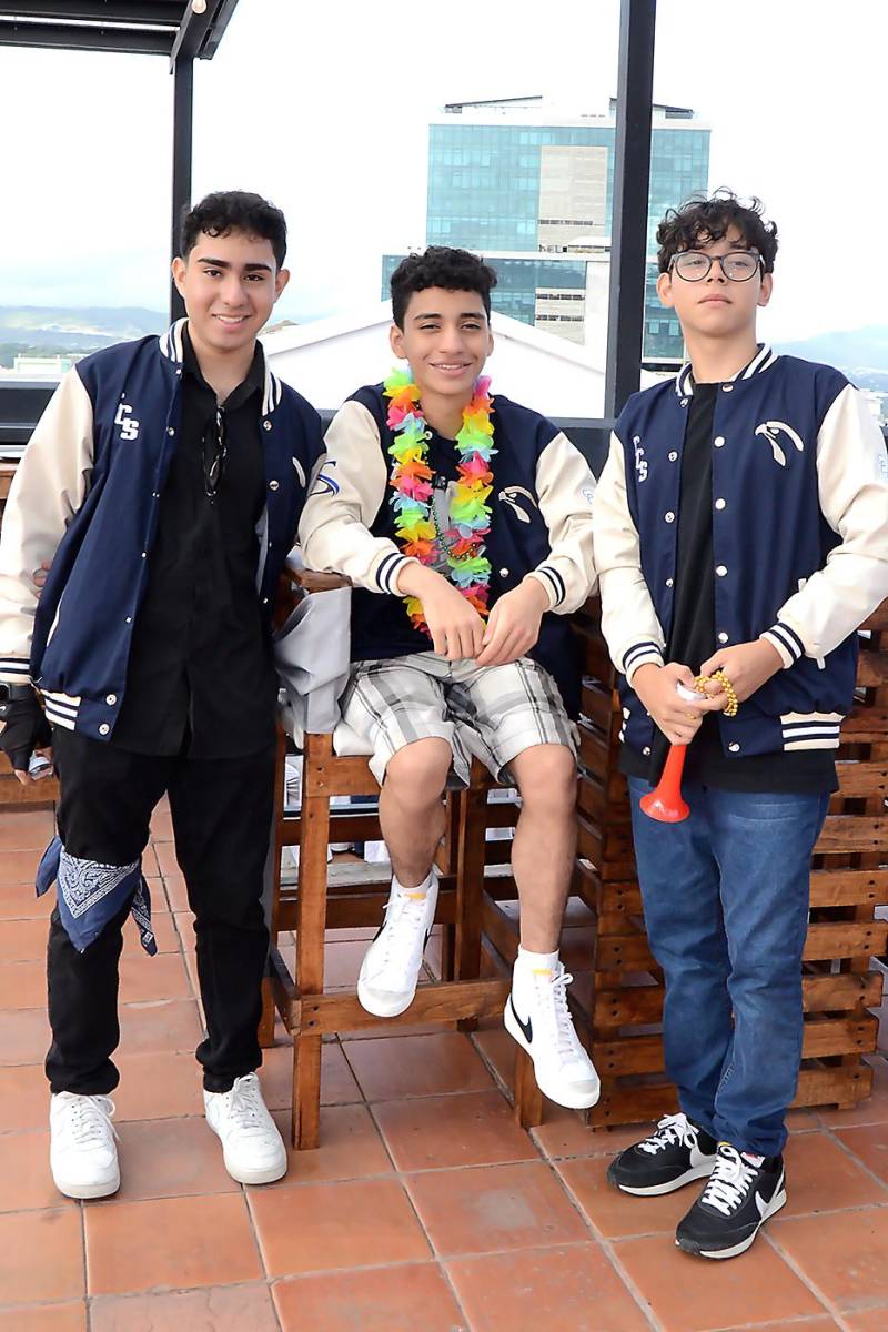 Aldo Hernández, Sebastián Avila y Jesús Flores