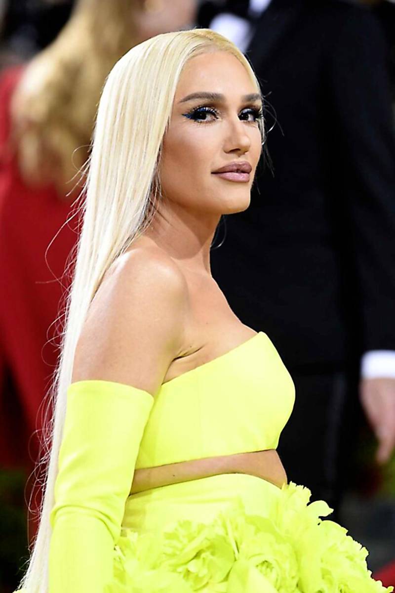 La melena rubia y lisa de Gwen Stefani en la Gala Met 2022.
