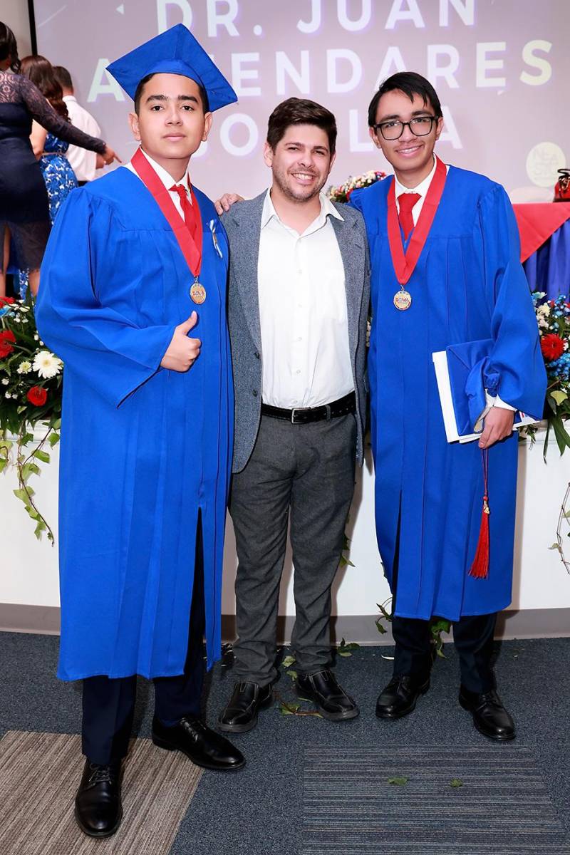 Andrés Salomón, Fernando Chajtur y Carlos Canales 