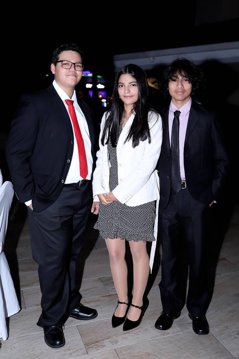 Marlon Pineda, Gracia Gómez y Javier Moncada.