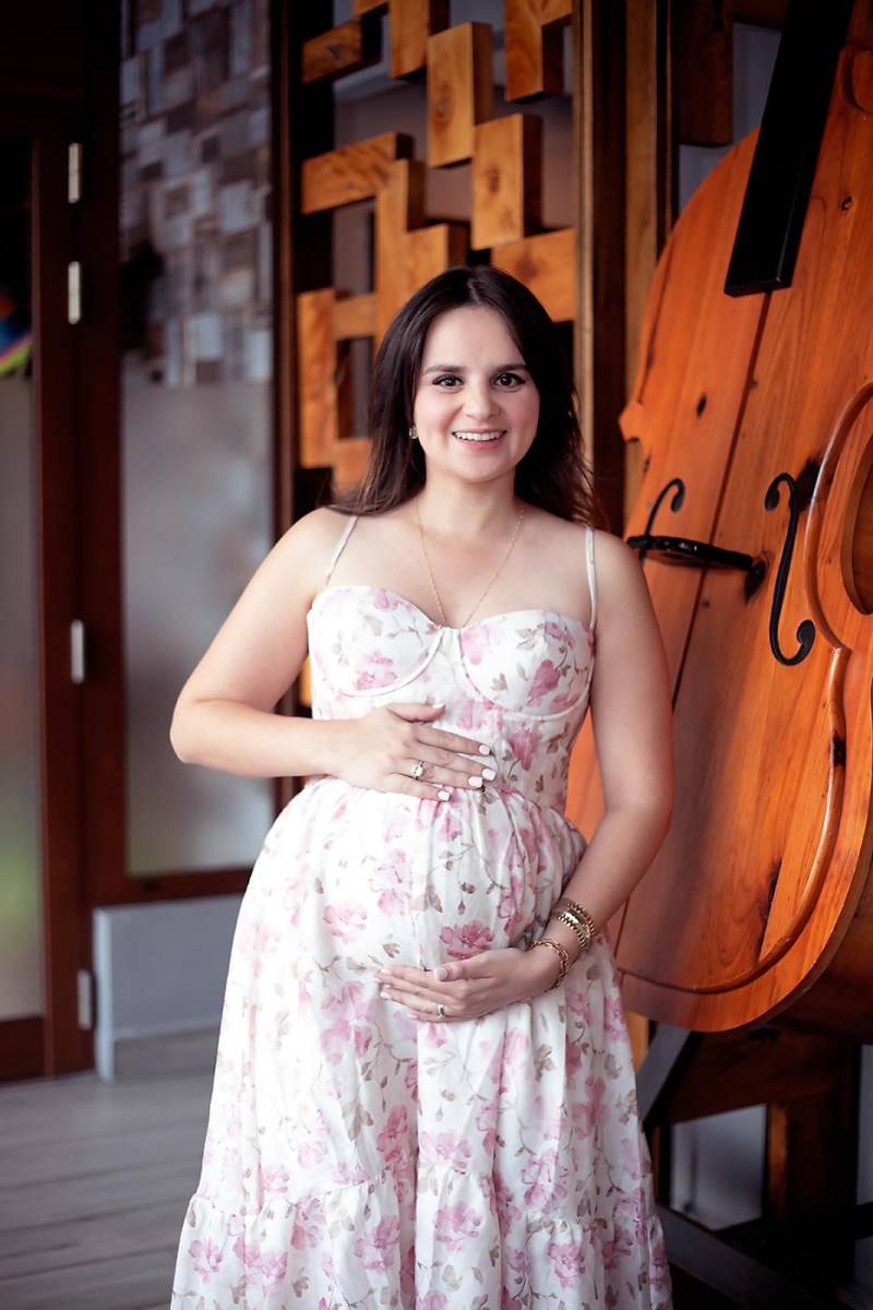 La homenajeada Giselle Membreño de Hawit.