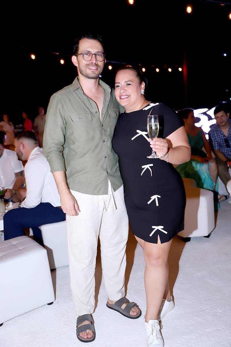 Ángel Fajardo y Farah Nazar.