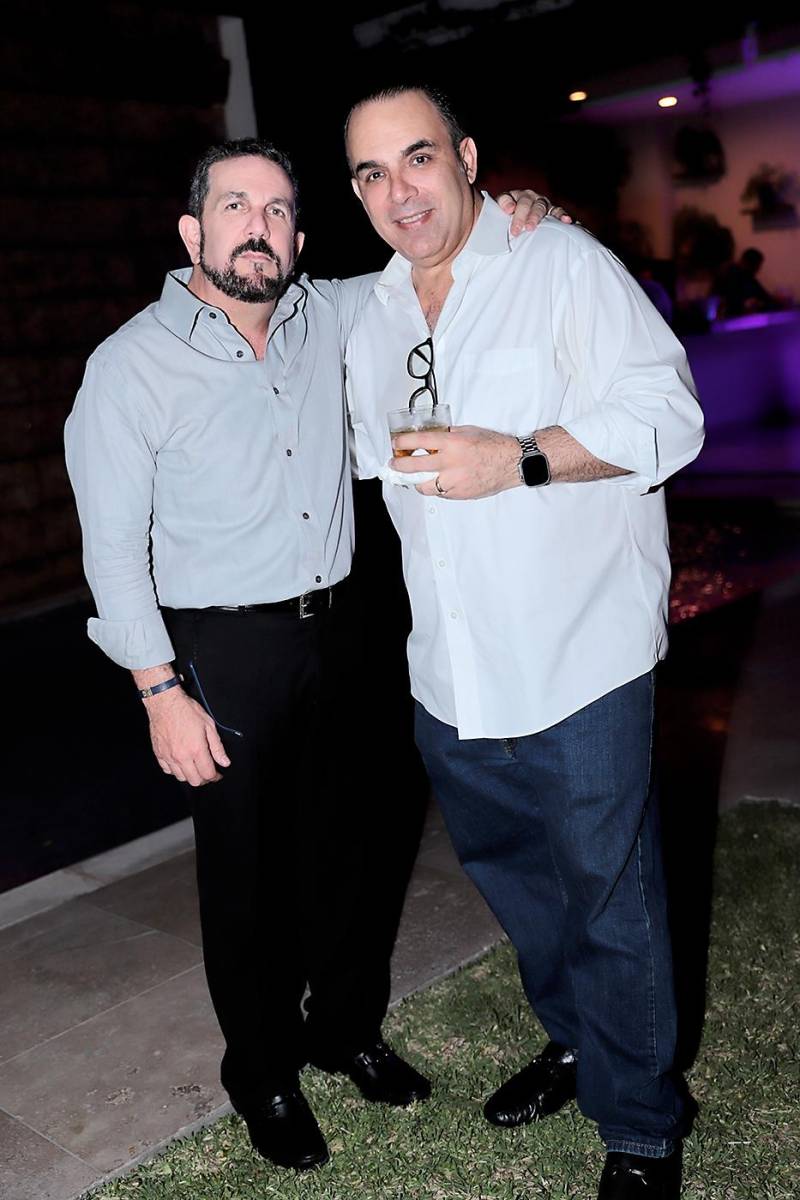 Héctor Abudoj y Fernando Lama.
