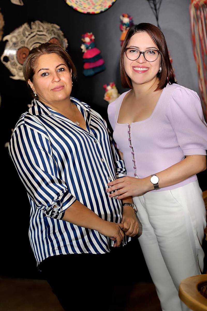 Xiomara Rodríguez y Meylin Irías.