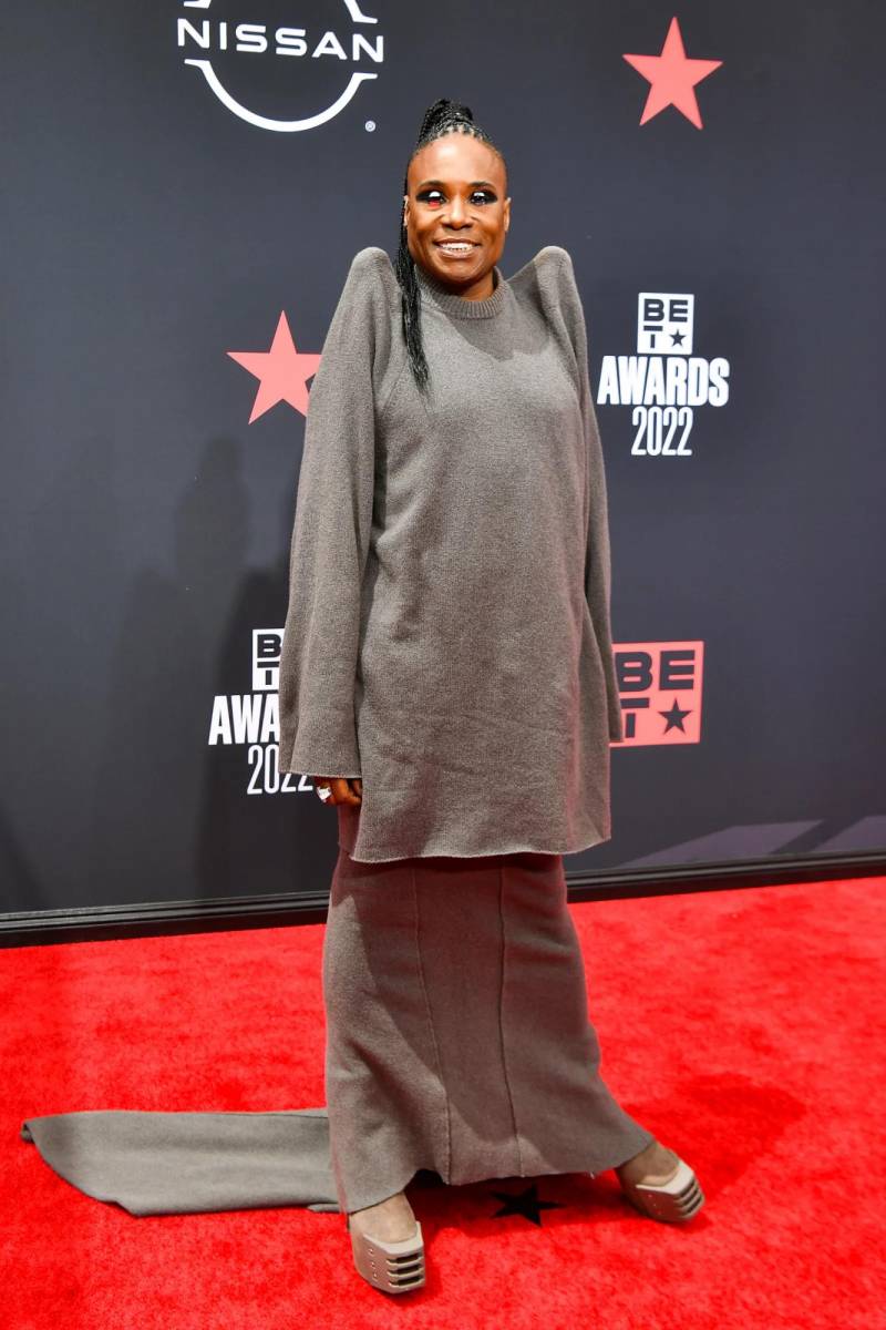 Billy Porter en Rick Owens. 