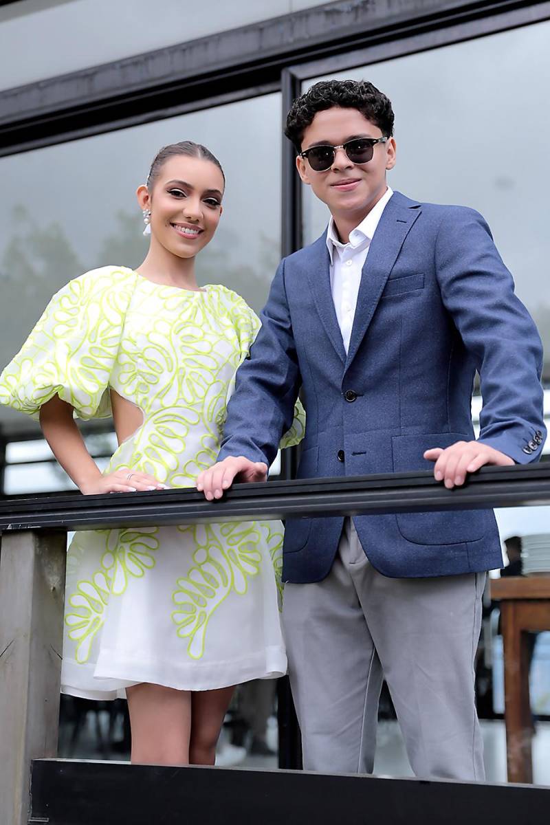 Leah Aguilar y Diego Izaguirre. 