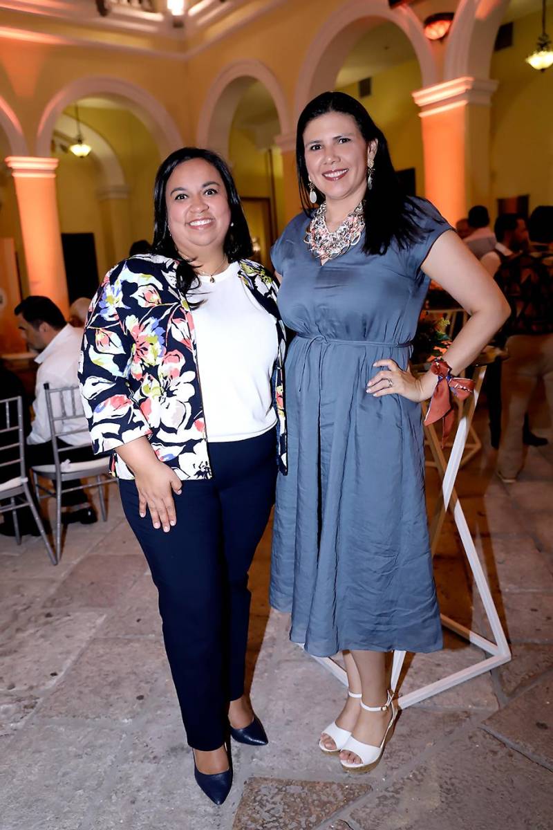 Delmy Irías y Laura Oseguera.