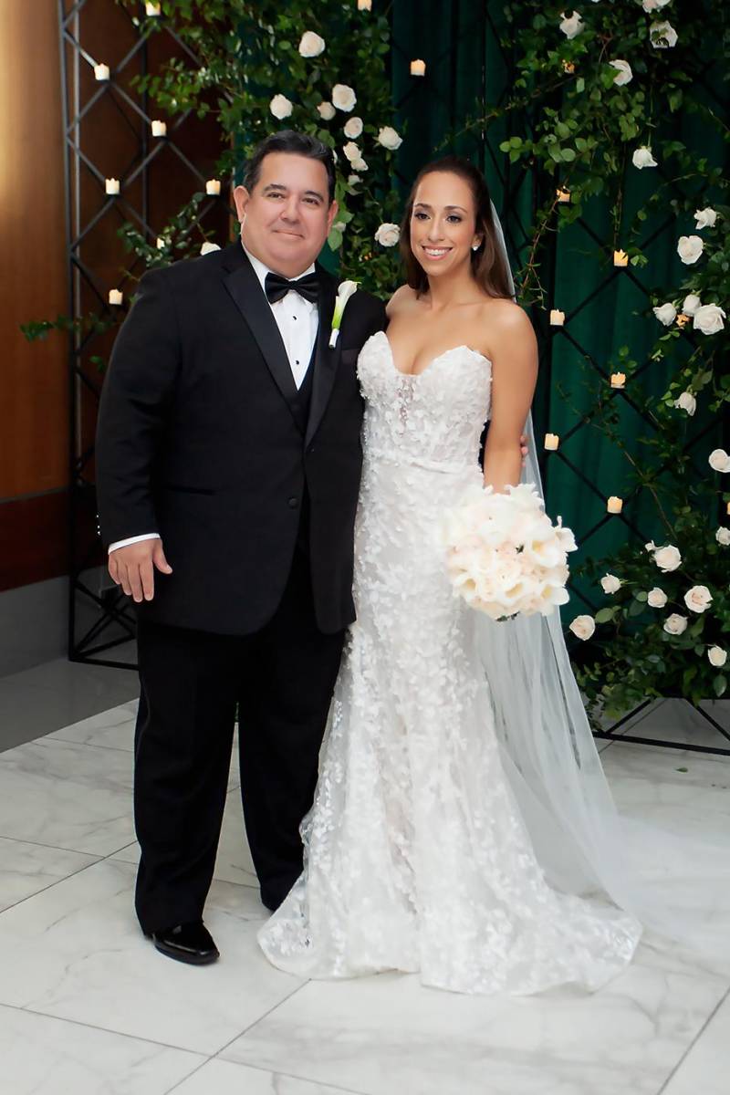 Los recién casados Geovani Chahín y Johana Raquel.