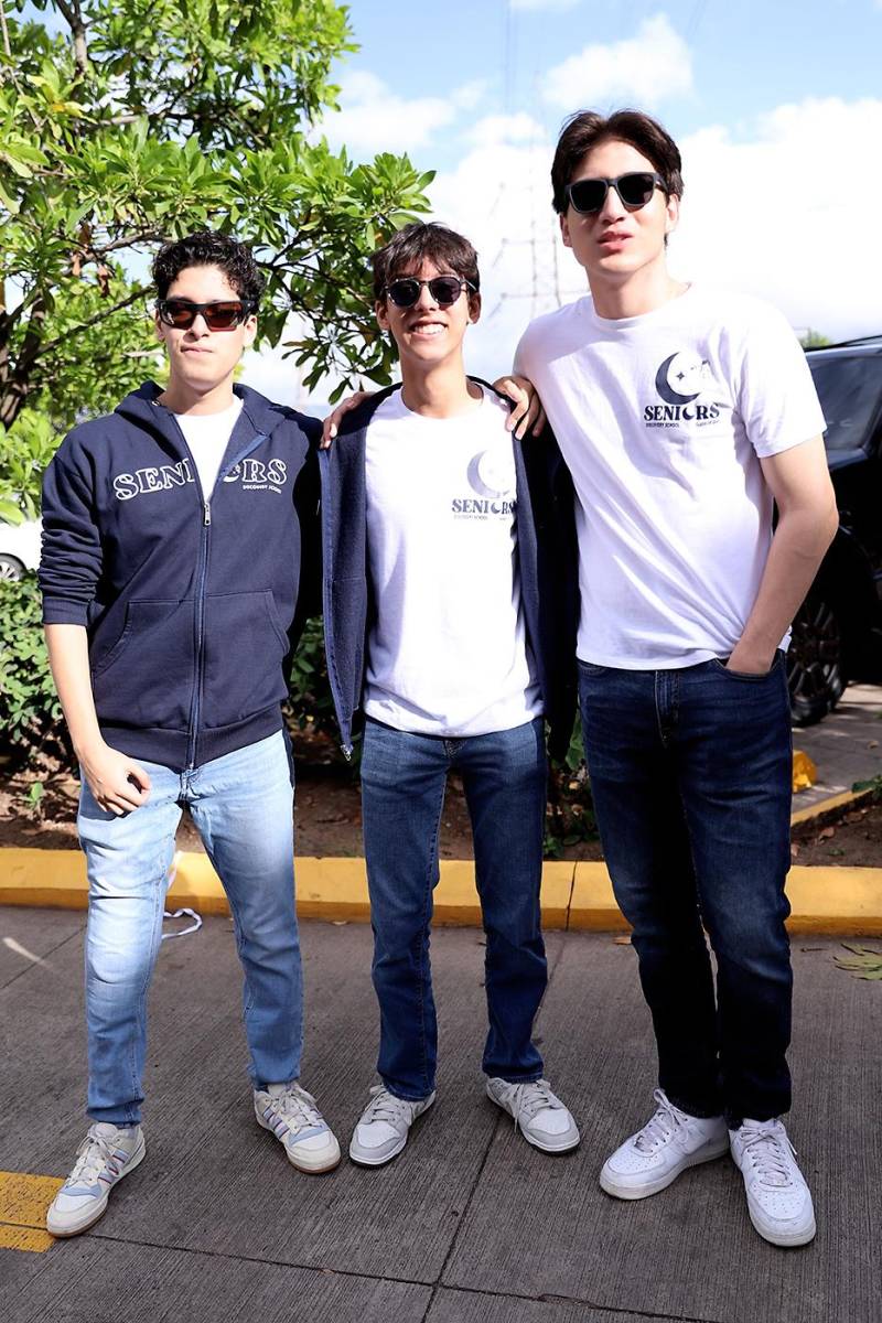 Juan Ramón Fúnez, Manuel Álvarez y Adrián Reyes.