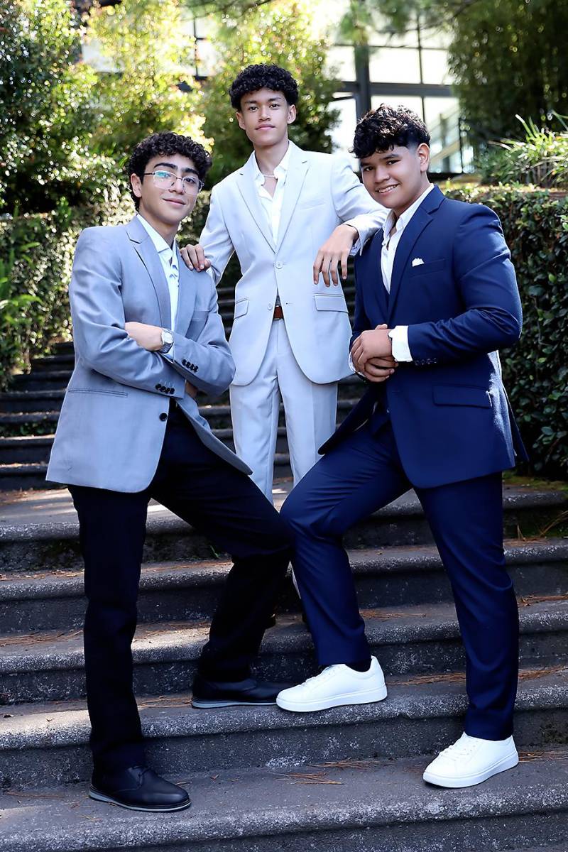 Daniel Arce, Jorge Aceituno y Carlos Deras.