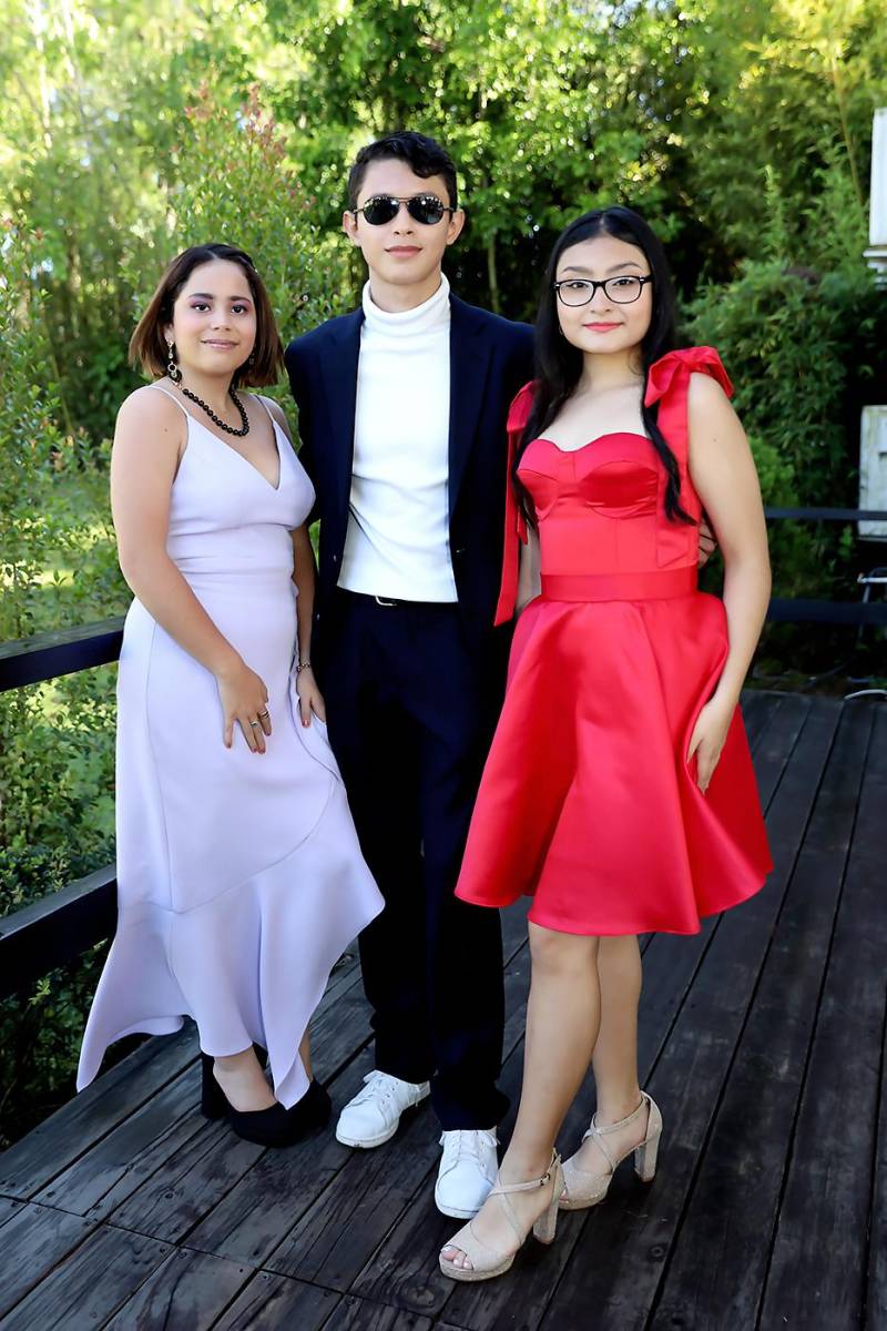 Paola Vivas, Gabriel Alemán y Débora Carvajal. 