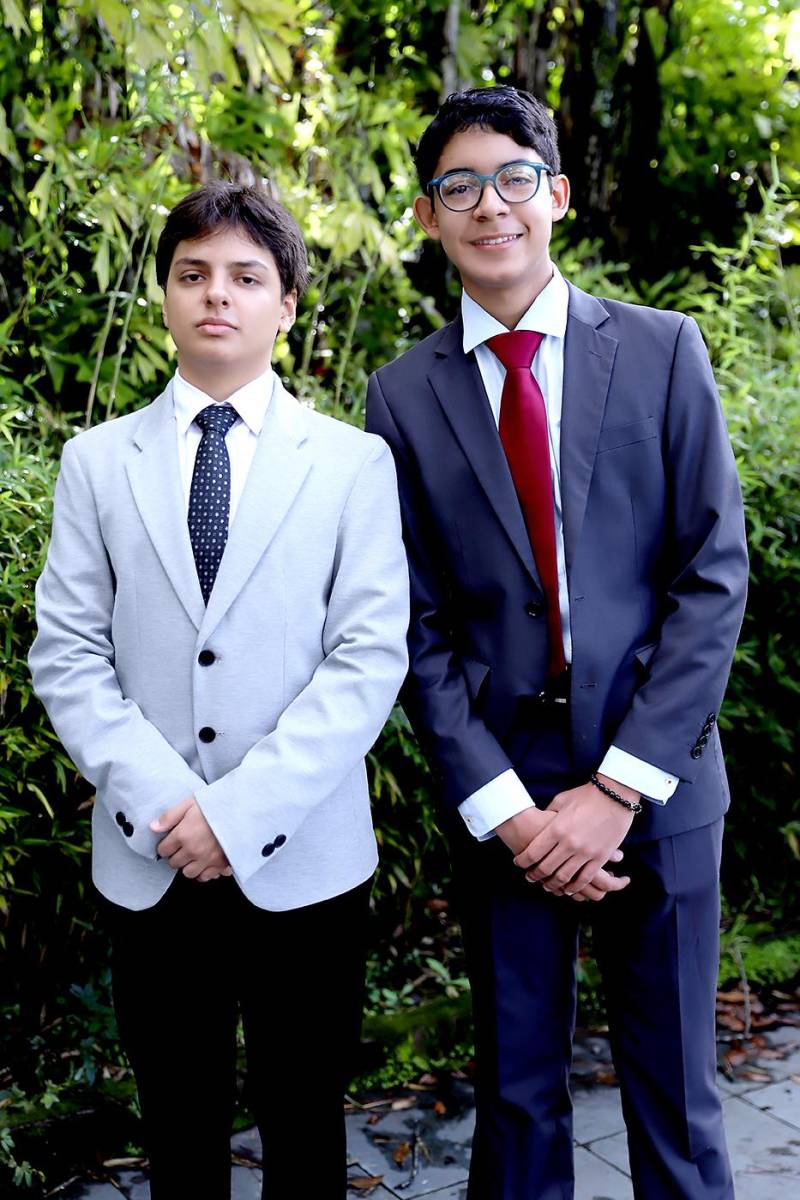 André Andino y Josué Barahona. André Andino y Josué Barahona.