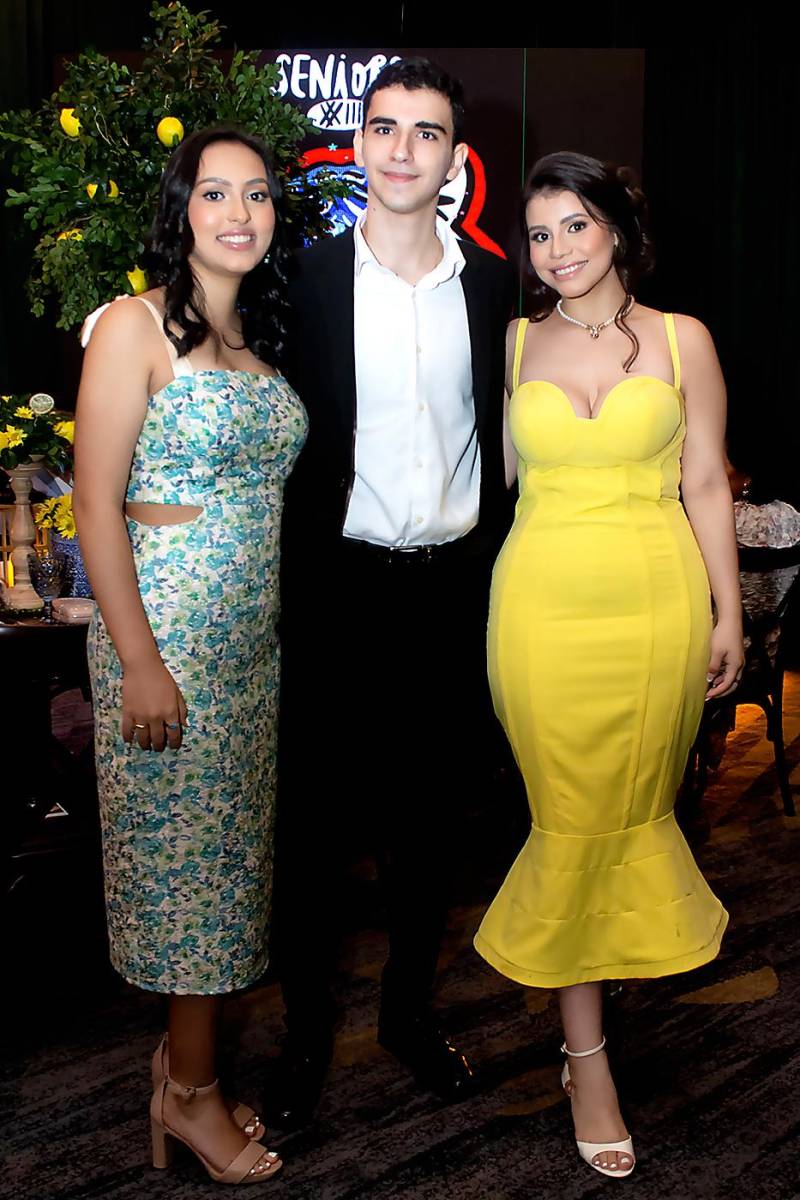 Elena Benetton, Roberto Perdomo y Paula Zelaya.
