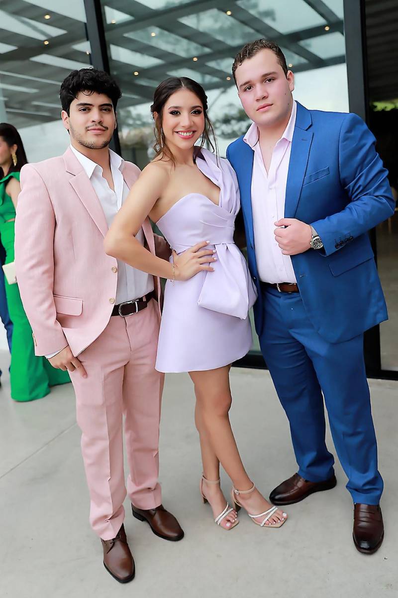 Diego Mairena, Linda Castillo y Emilio Duarte.