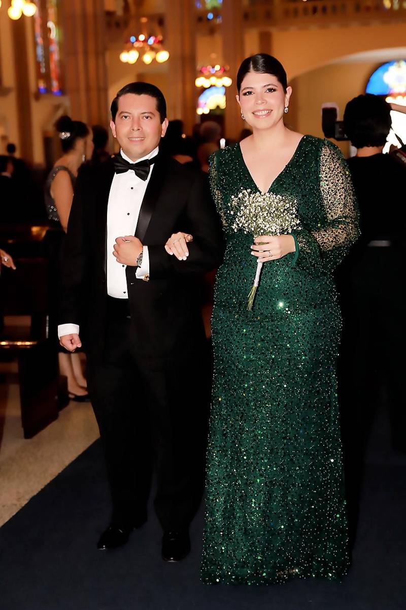 Abraham Rodríguez y Andrea Flores