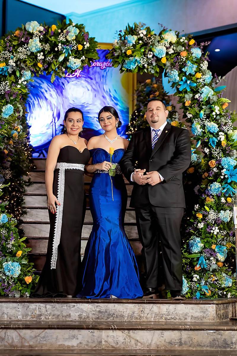 Karen Sánchez, Nayeli Mejía y Danny Mejía.