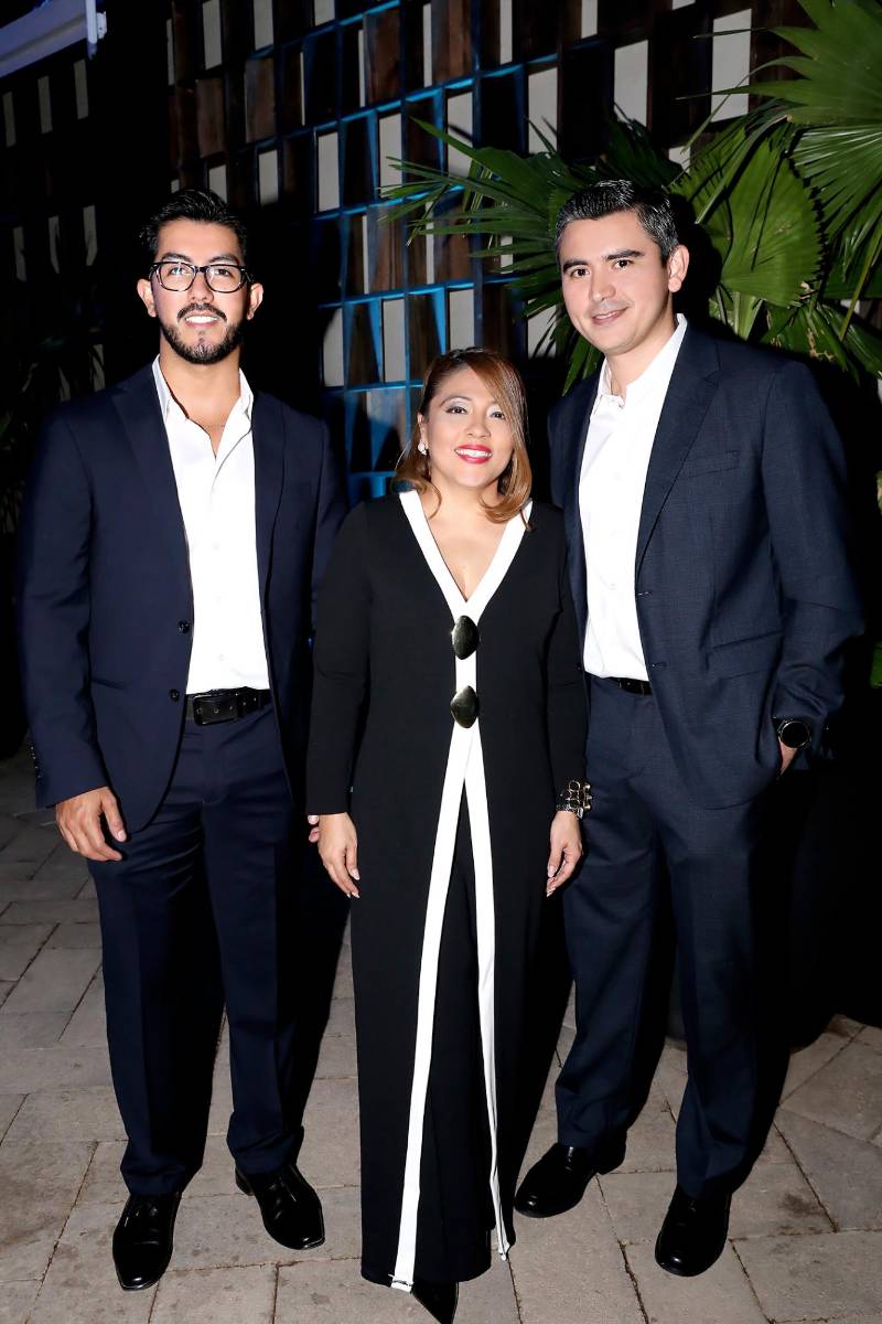 Jefte Molina, Lidixeth Andrade y Fredy Romero. 
