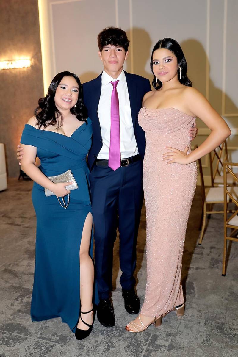 Leslie Rosa, Andrés Segura y Ana Aguilar. 