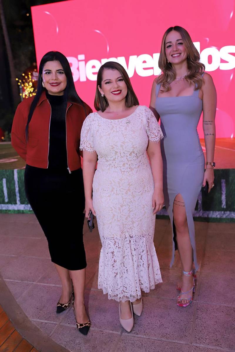 Paty Argueta, Jacky Redondo y Lani Pastor.