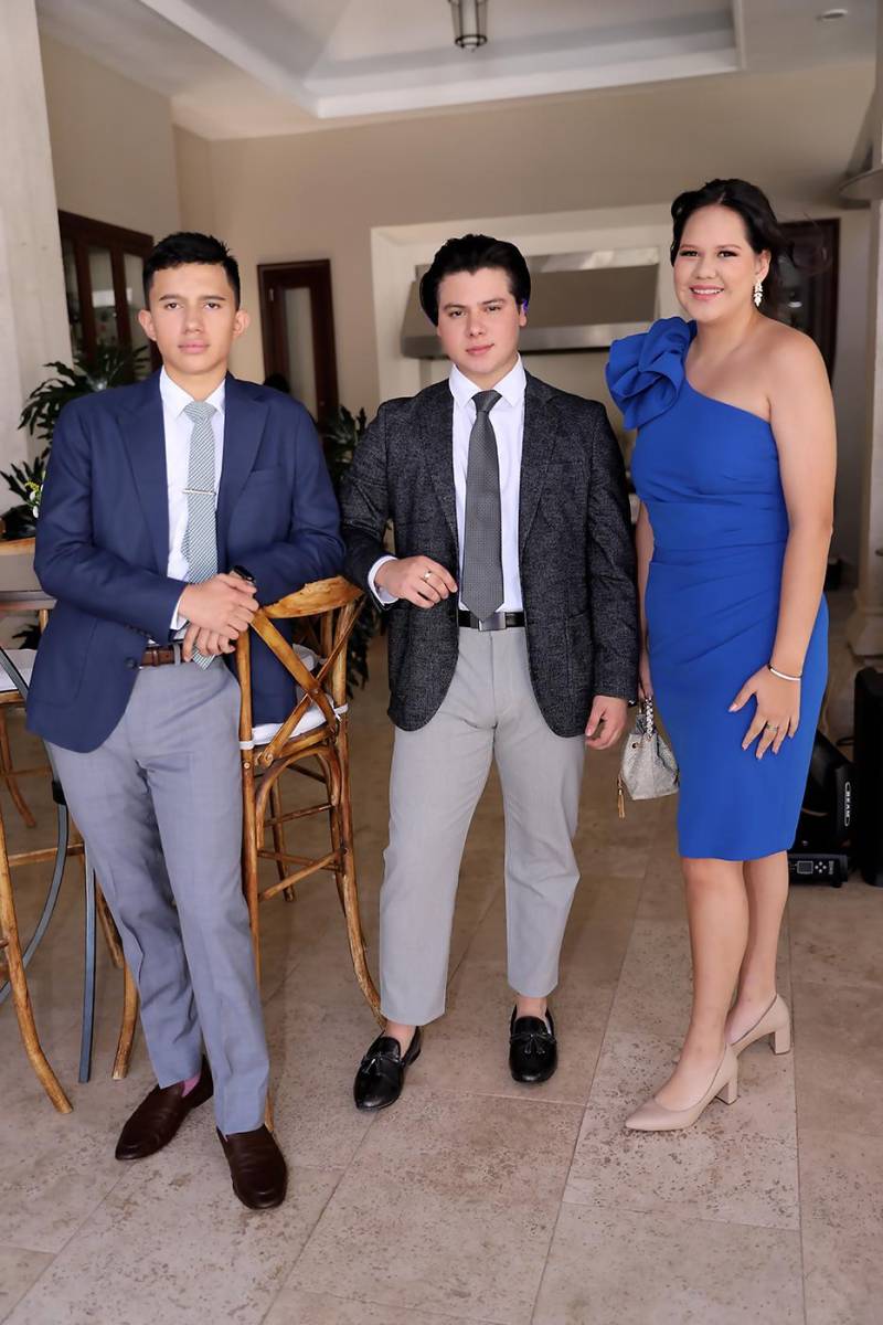 Mario Mejía, Marcello Fiallos y Natalia Fúnez.