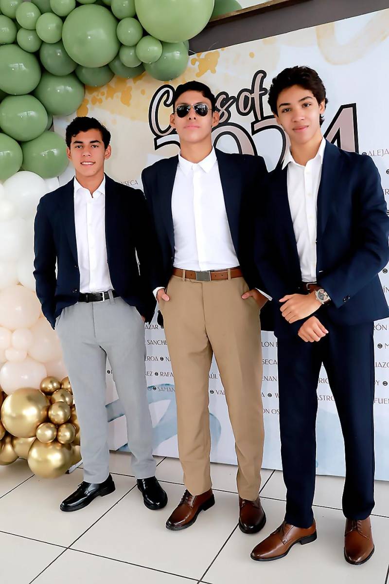 Leonel Juárez, Wilfredo Castro y Joel López