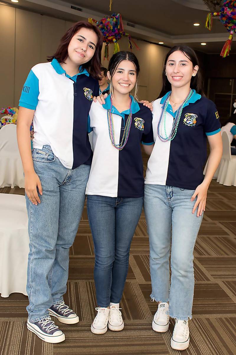 Andrea Zelaya, Ivanna Argueta y Haidee Perdomo.