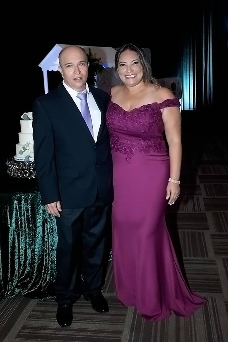 Sergio Perdomo y Larissa Cabrera