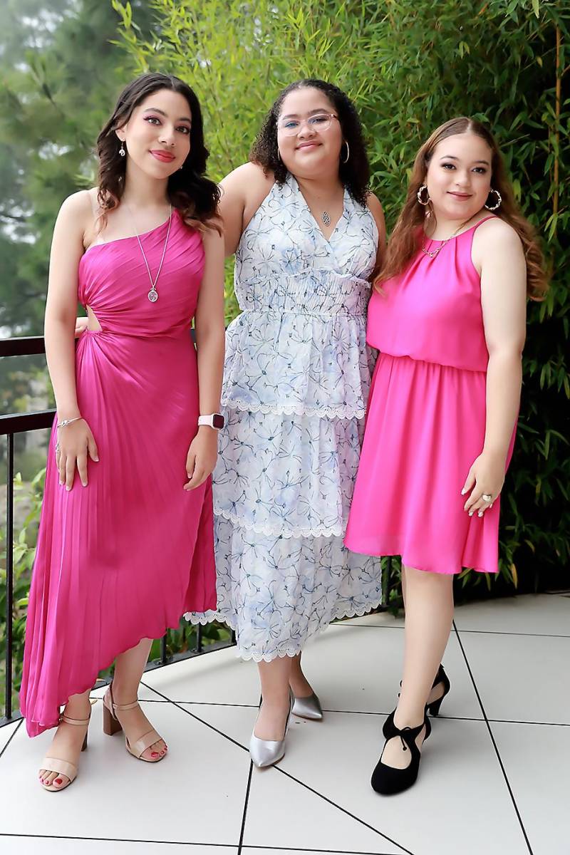 Rosa Cano, Mercedes Pineda y Jimena Espinal