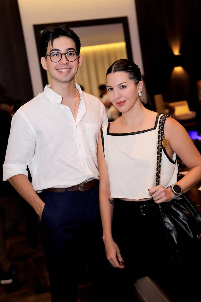 José Cobos y Nadina Agurcia