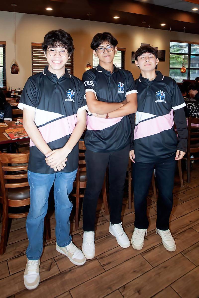 Diego Caballero, Isaac Ramos y Anderson Herrera.