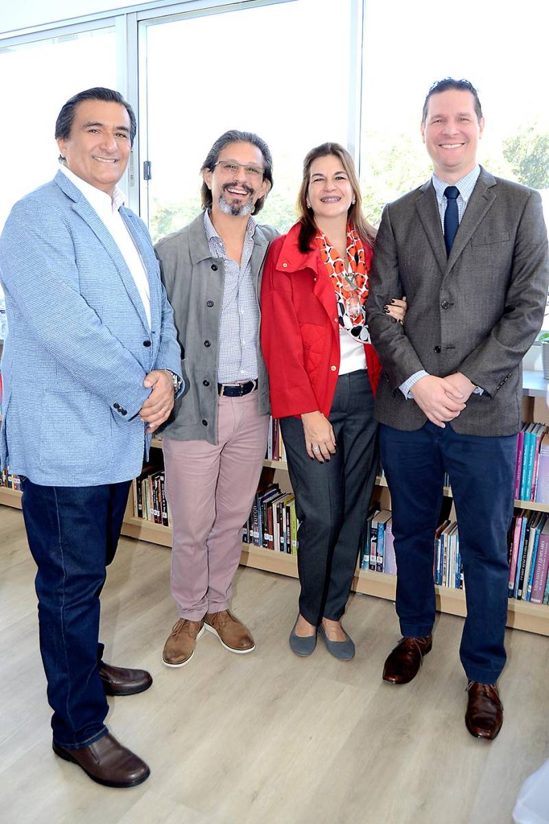 Jorge Molfino, Enrique Ortez, María Isabel Caminals y Michael Peabody