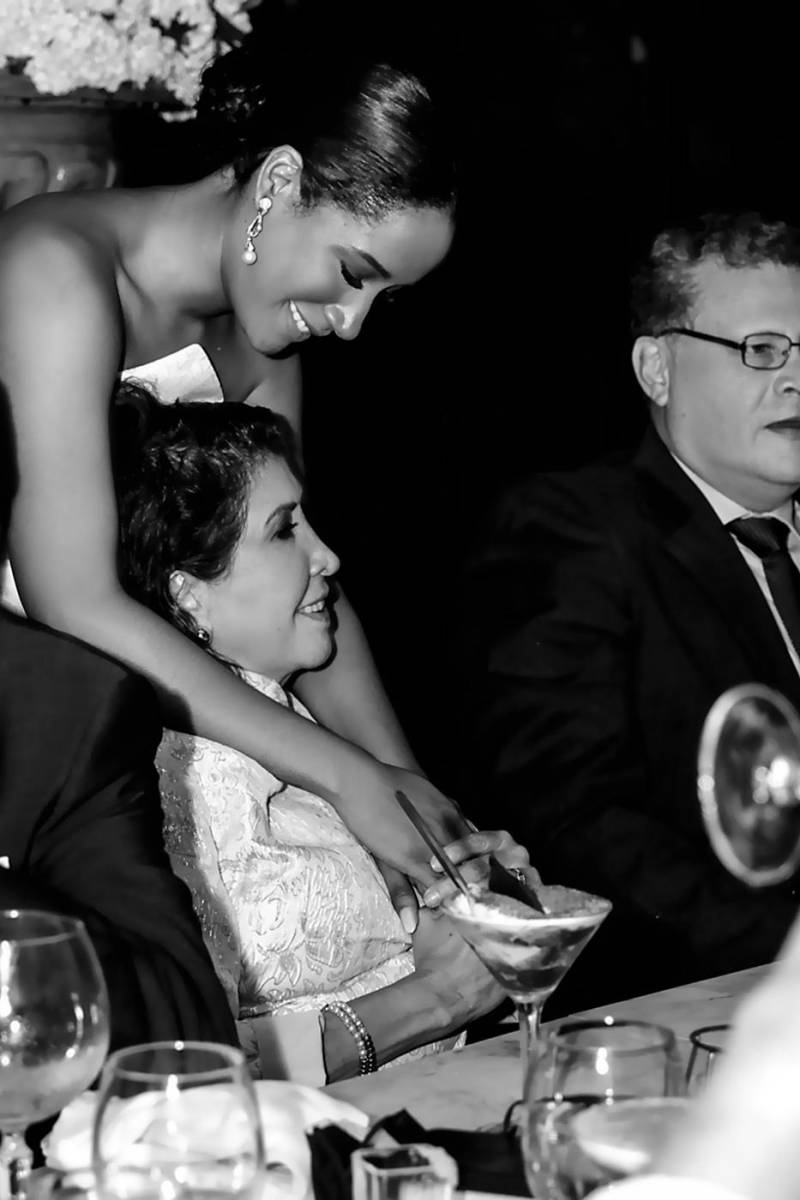 Paulina Gonzalez y su madre Rosario Castillo. 